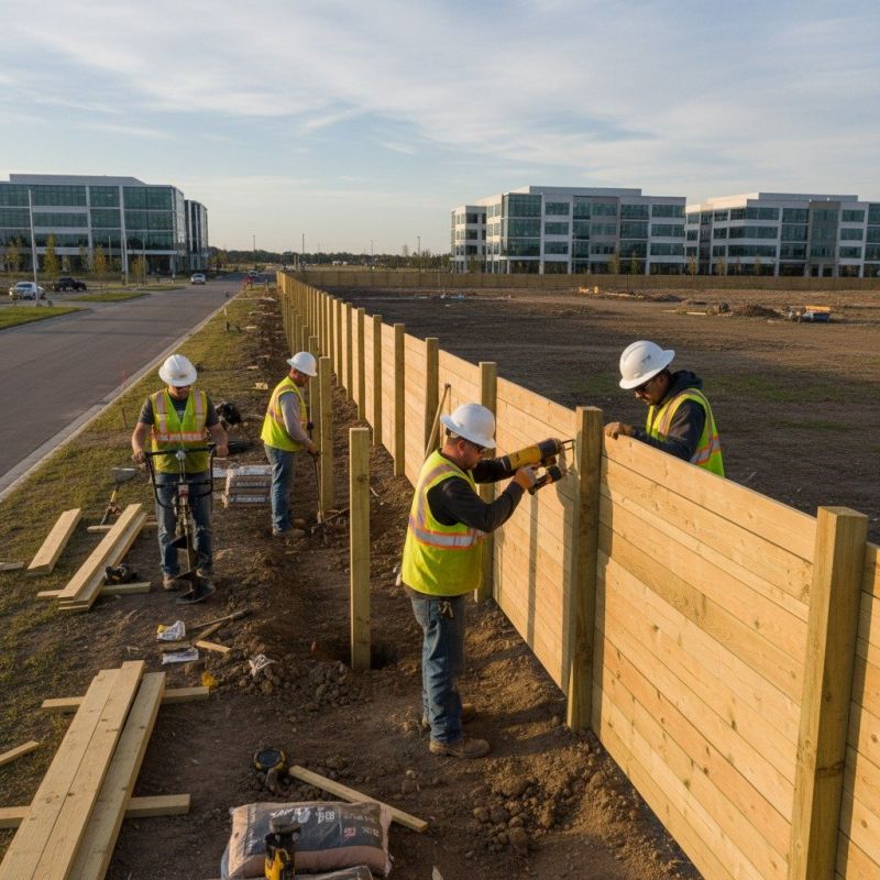Cedar Fencing Installation